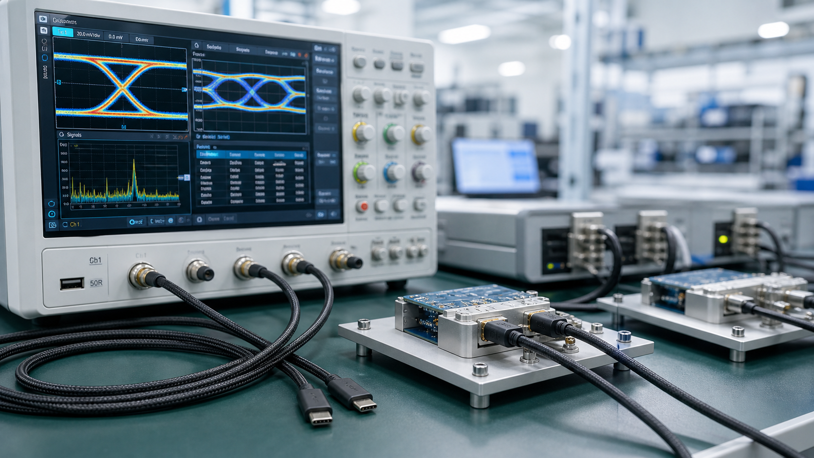 USB cable testing and certification support
